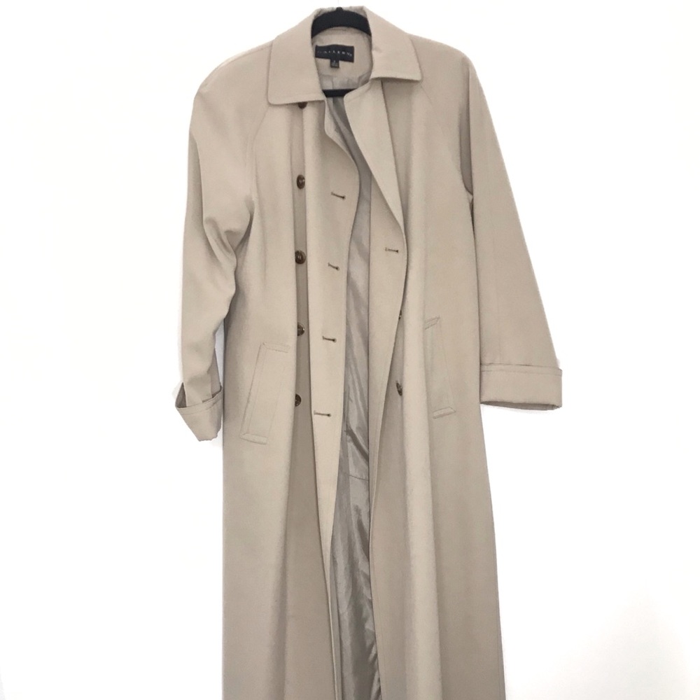 Gallery Taupe Boyfriend Trench Coat